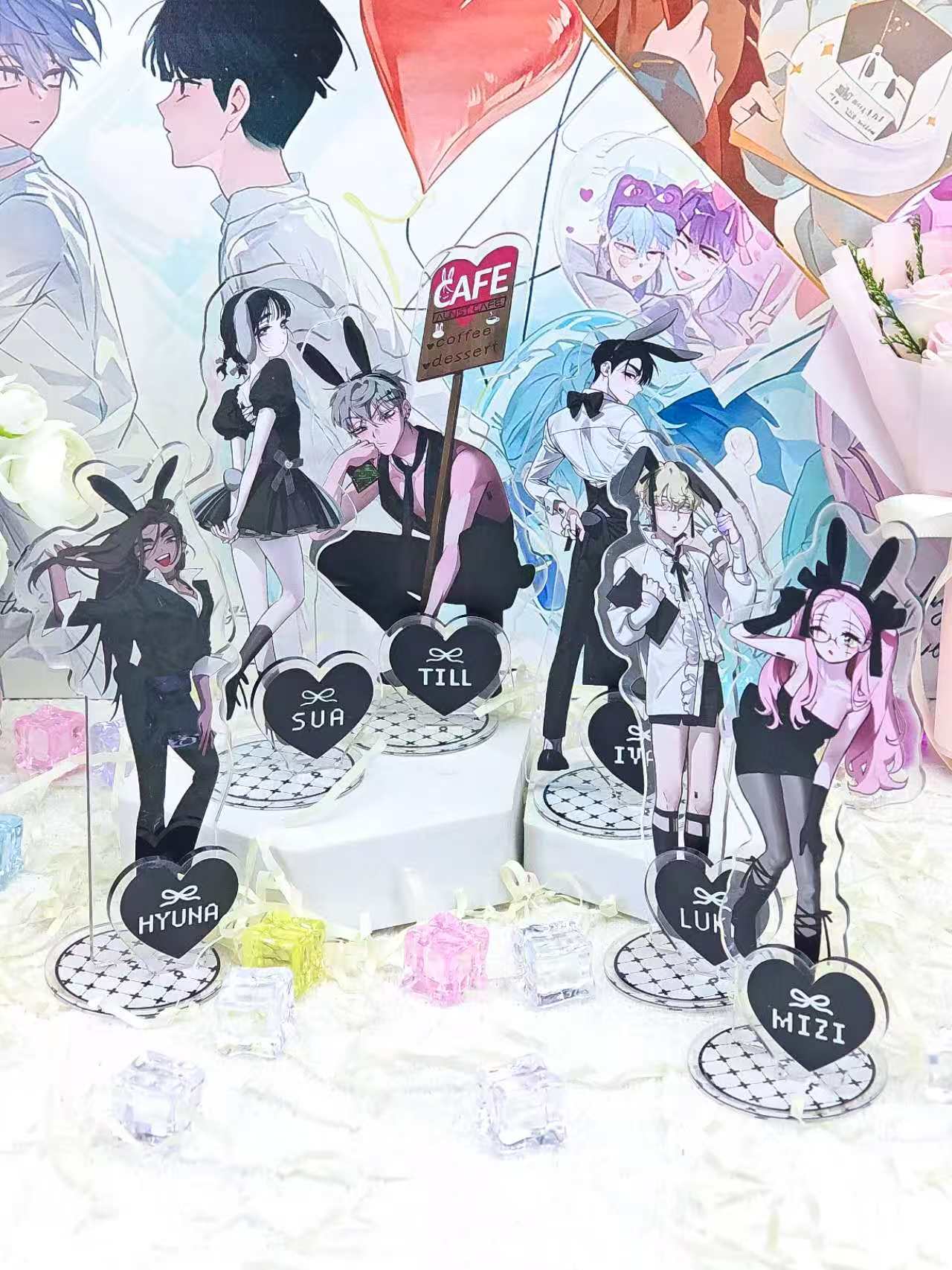 6pcs/1pcs Cute Bunny Boy & Gir - Desk Accessories review and price