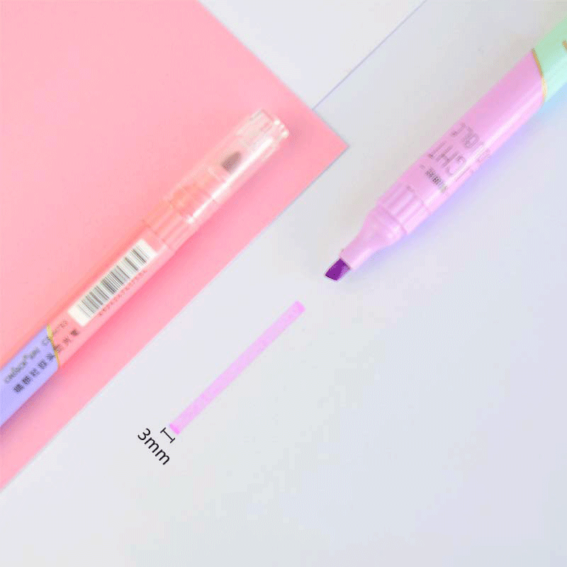 6 PCS Double Tip Highlighter P - Pastel Highlighter Set Double Ended review and price