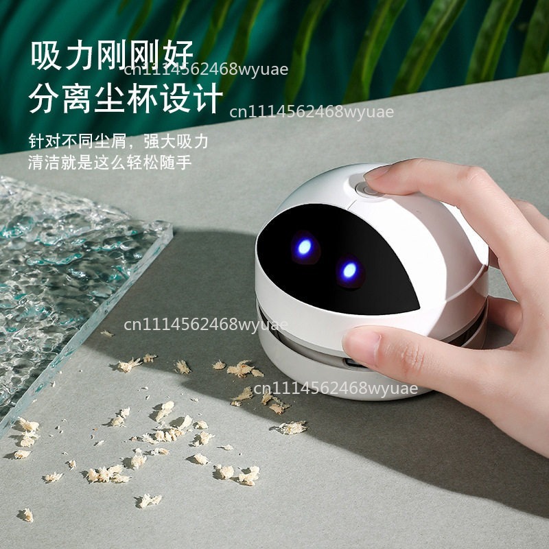 High-Power Cordless Mini Vacuu - Mini Desktop Vacuum Cleaner For Eraser Dust review and price