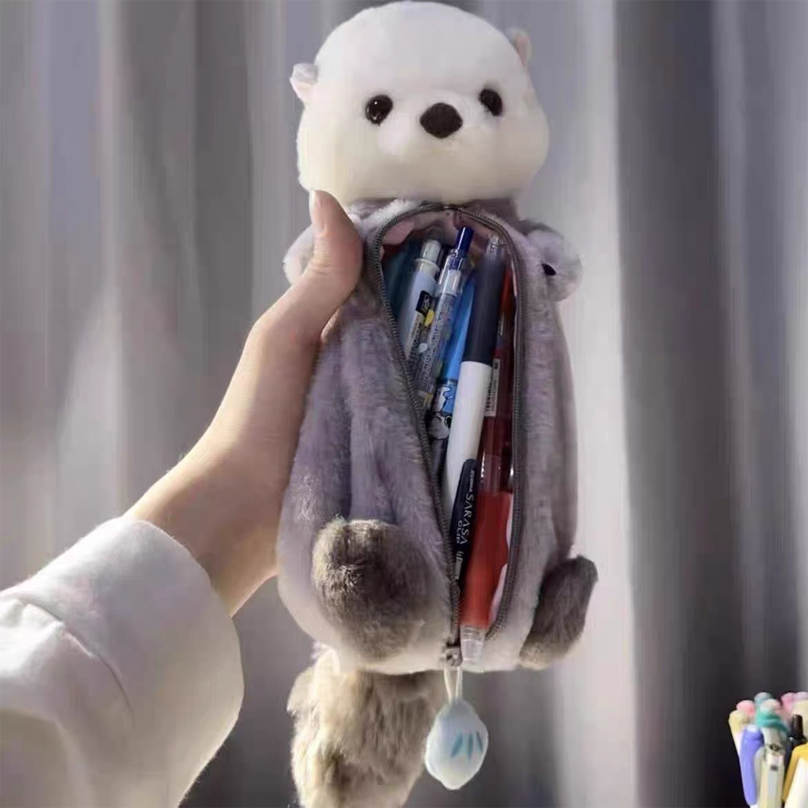 Creative Plush Toy Pencil Case - School Supplies review and price