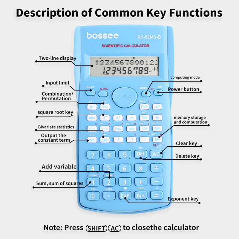 Scientific Calculator 240 Func - Scientific Calculator For Secondary School review and price