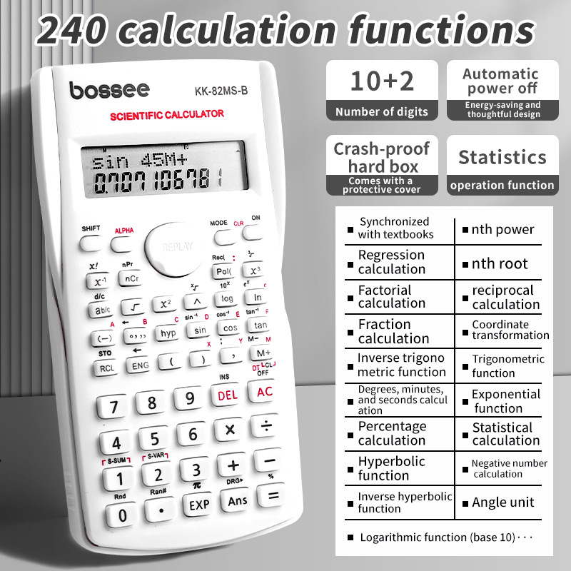 Scientific Calculator 240 Func - Scientific Calculator For Secondary School review and price