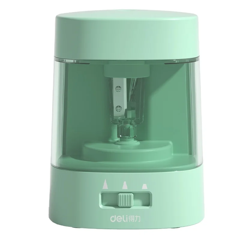 Deli VA3 Green USB battery dua - Electric Pencil Sharpener Usb review and price