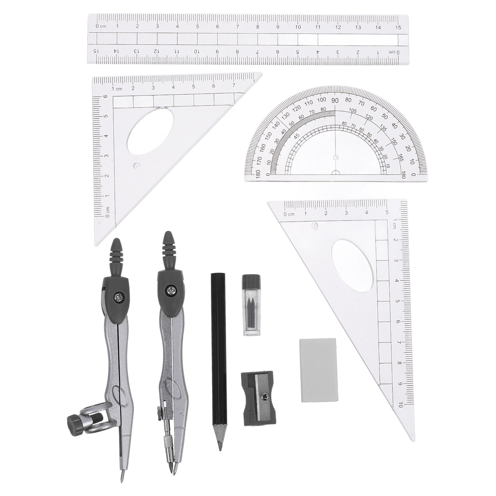 1Set Geometry Drawing Set with - Math Geometry Set With Compass review and price