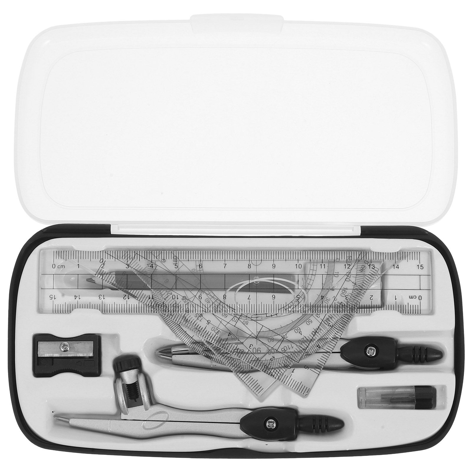 1Set Geometry Drawing Set with - Math Geometry Set With Compass review and price