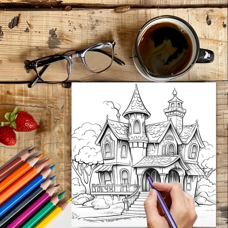 Haunted House Coloring Book fo - School Supplies review and price