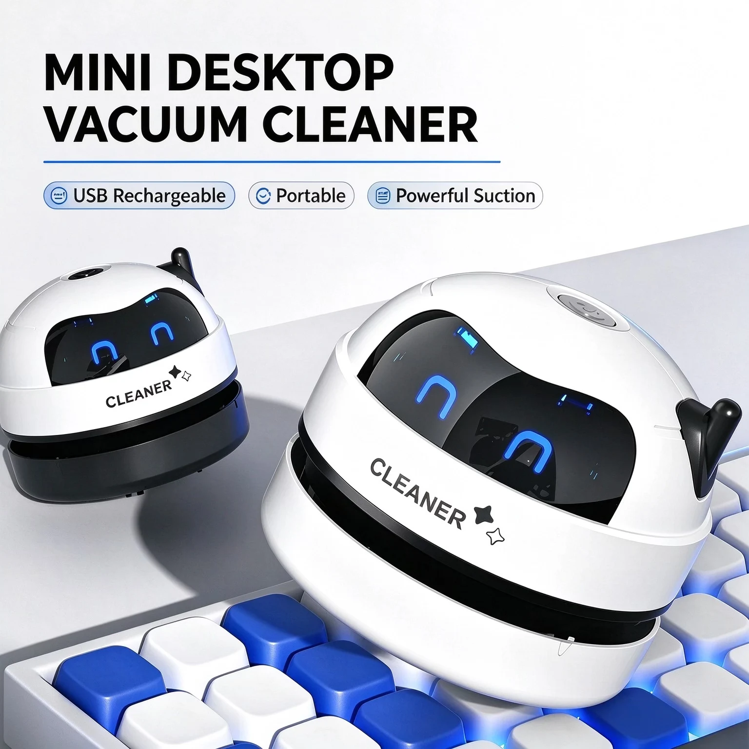 Portable Mini Desktop Vacuum C - Mini Desktop Vacuum Cleaner For Eraser Dust review and price