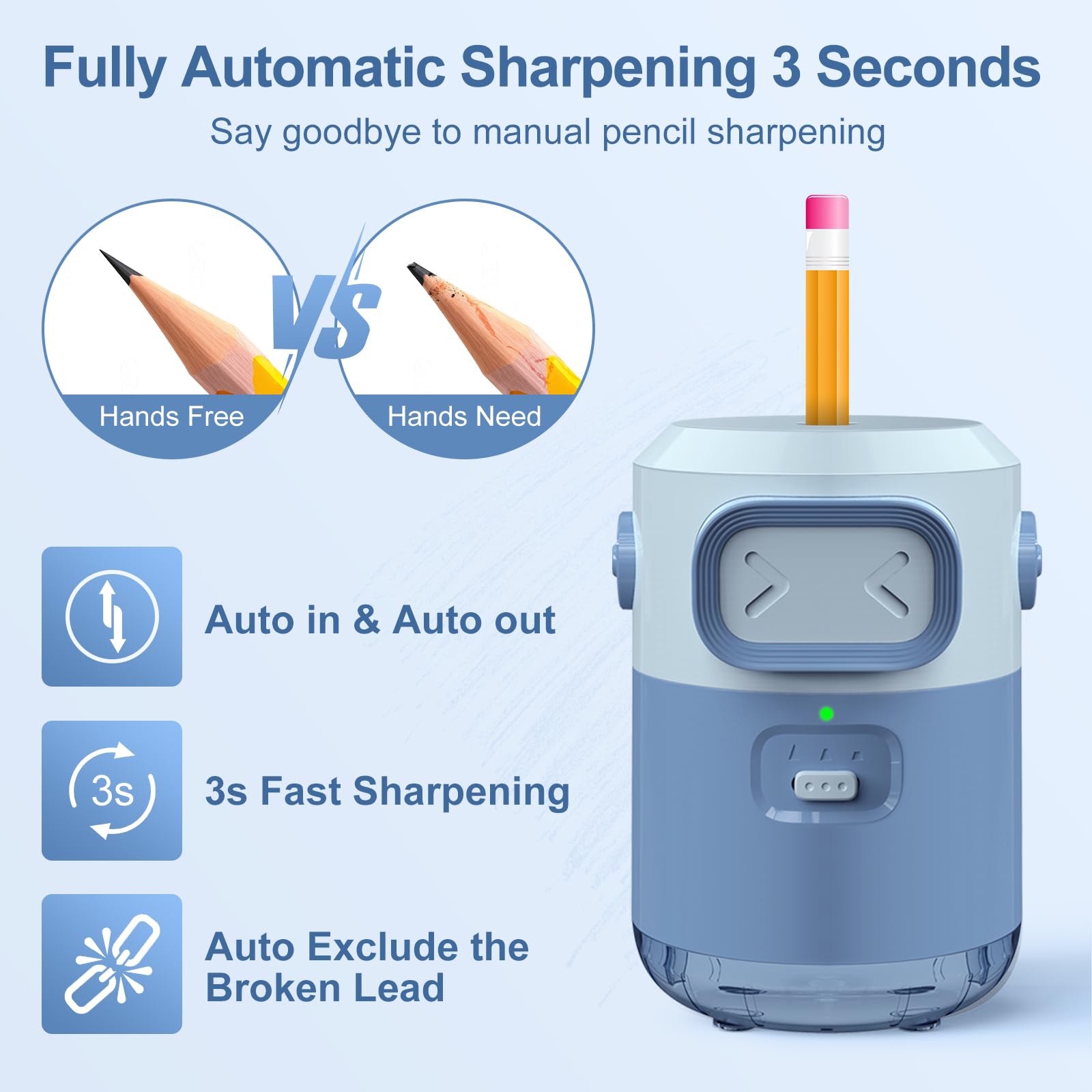 Fully Auto Electric Pencil Sha - Electric Pencil Sharpener Usb review and price