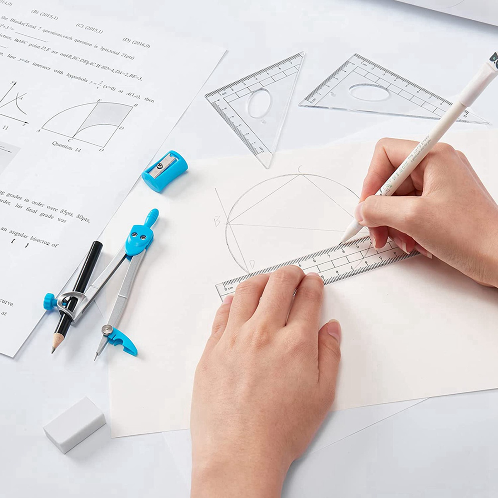 Superior-Geometry Set 20 Pcs M - Math Geometry Set With Compass review and price