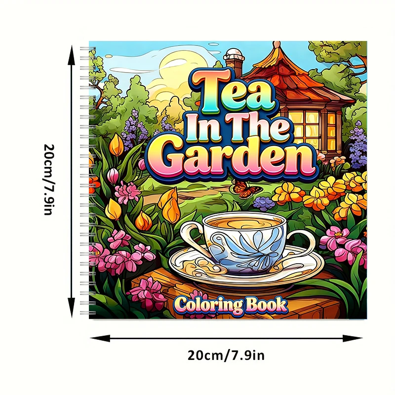 Tea In The Gardens Coloring Bo - School Supplies review and price