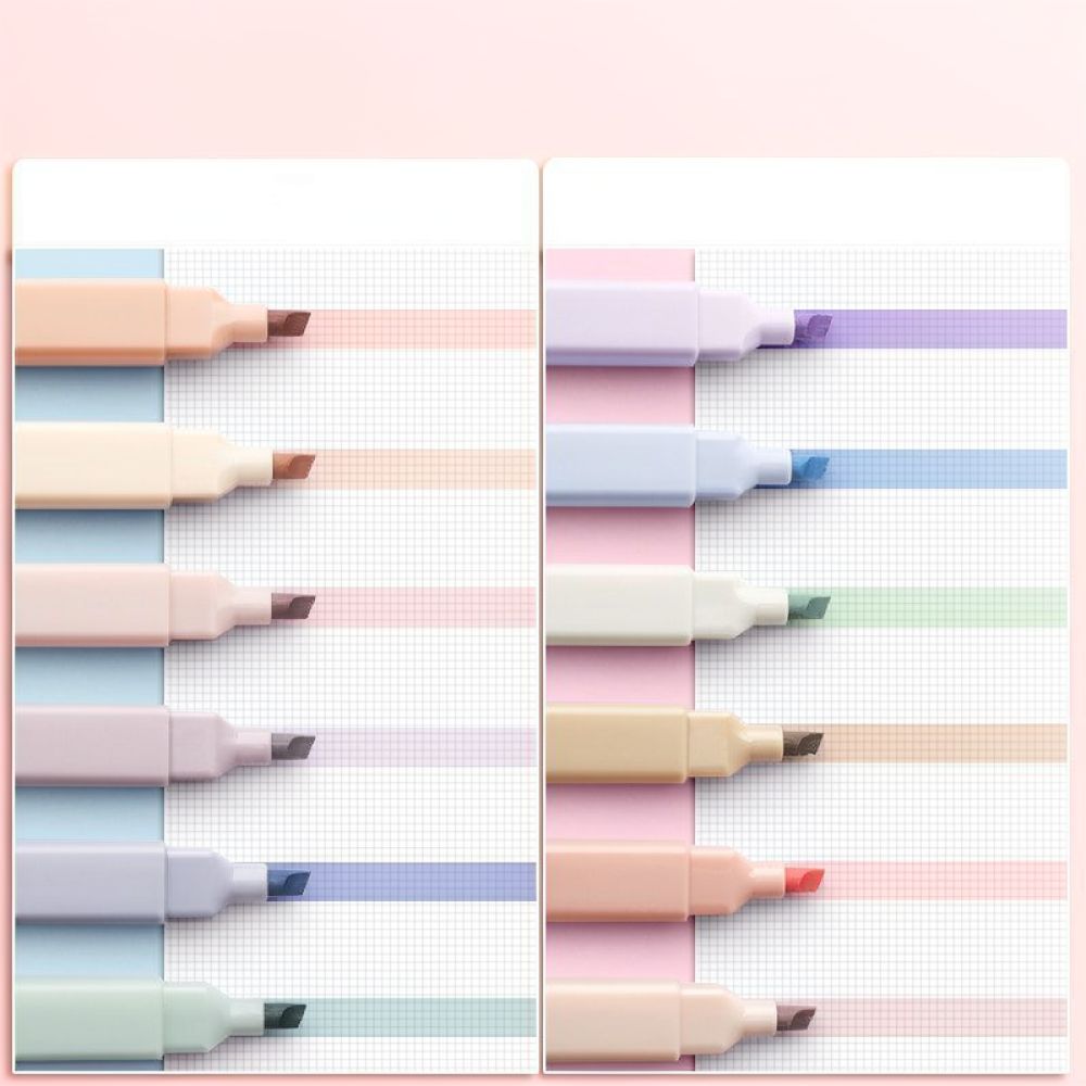 Aesthetic Pastel Highlighters  - Pastel Highlighter Set Double Ended review and price