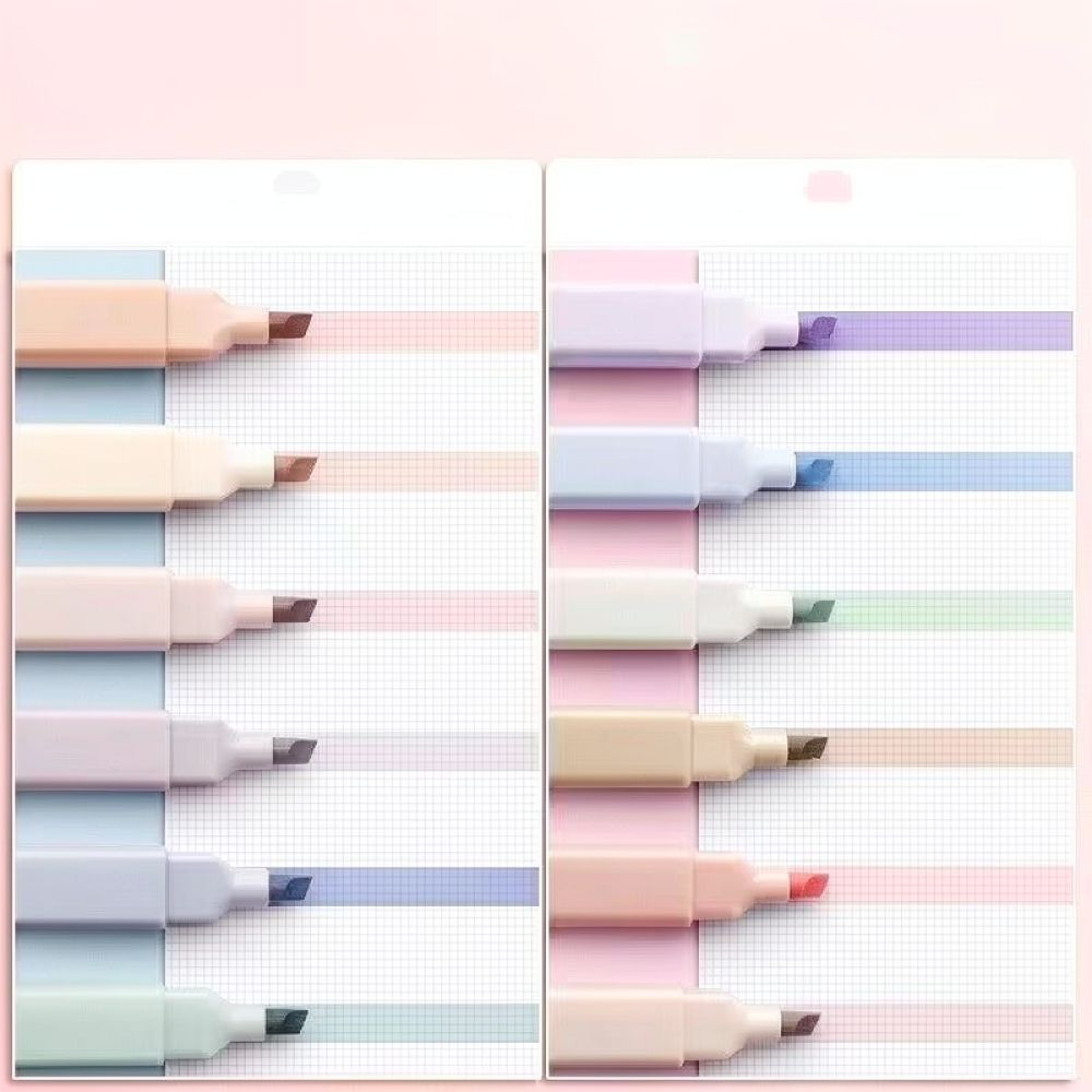 Aesthetic Pastel Highlighters  - Pastel Highlighter Set Double Ended review and price